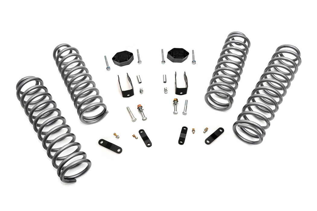 Rough Country 2.5 Inch Lift Kit Coils No Shocks compatible with Jeep Wrangler Jk 4Wd (07-18) 624