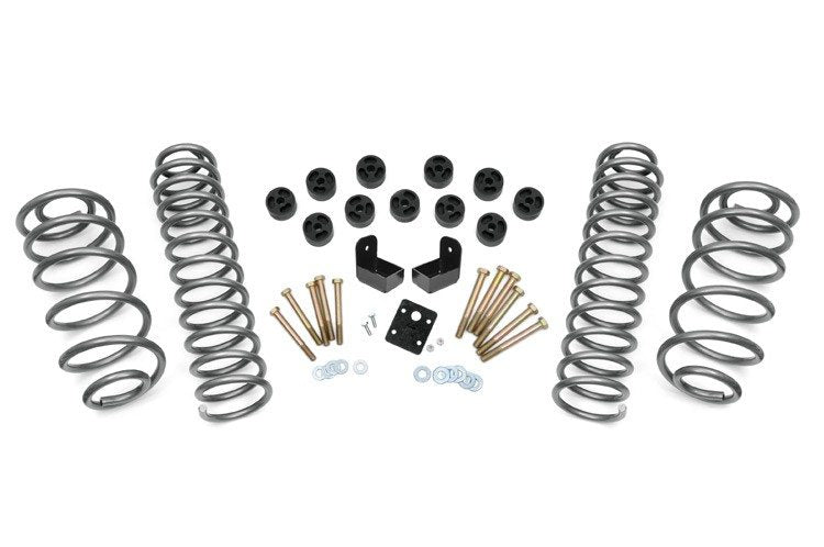 Rough Country 3.75 Inch Lift Kit Combo 4 Cyl compatible with Jeep Wrangler Tj 4Wd (97-06) 646