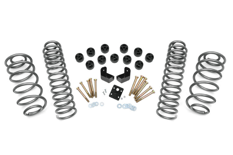 Rough Country 3.75 Inch Lift Kit Combo 6 Cyl compatible with Jeep Wrangler Tj 4Wd (97-06) 647