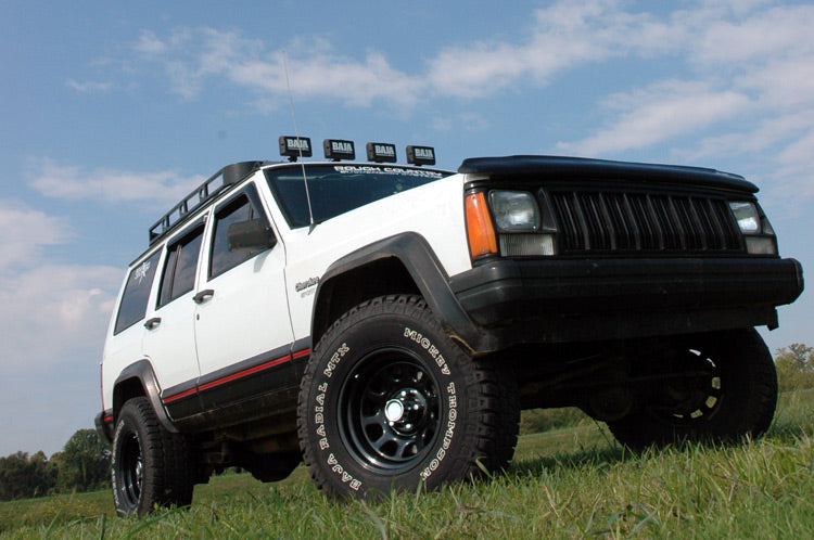 Rough Country 3 Inch Lift Kit Rear Aal compatible with Jeep Cherokee Xj 2Wd/4Wd (1984-2001) 670N2