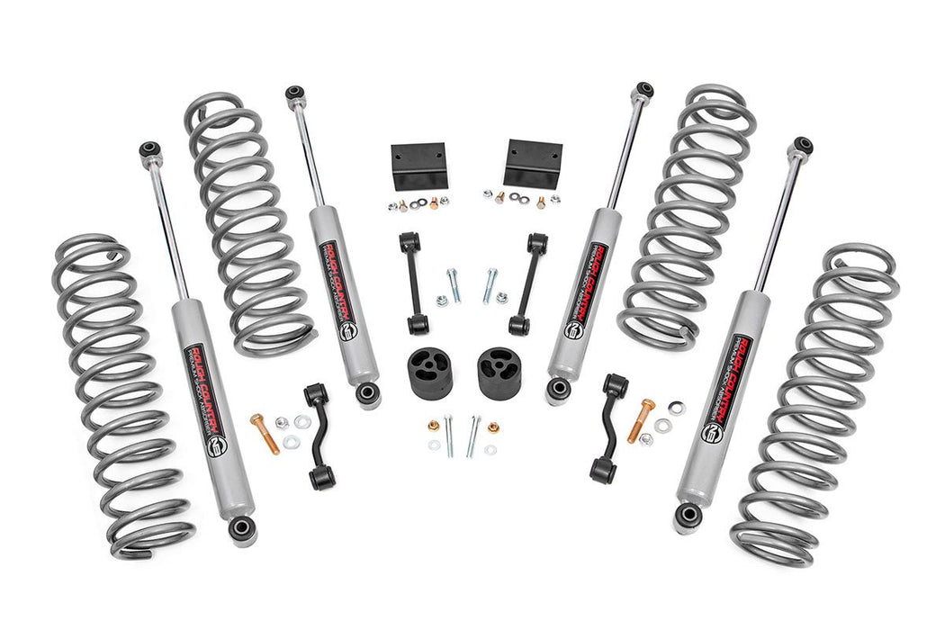 Rough Country 2.5 Inch Lift Kit Coils compatible with Jeep Wrangler Jl Rubicon 4Wd (18-23) 66630