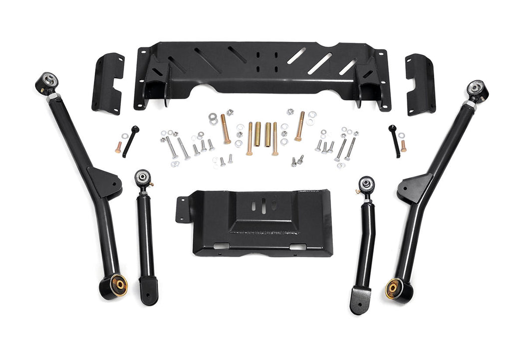 Rough Country Long Arm Upgrade Kit 4-6 Inch Lift compatible with Jeep Cherokee Xj (84-01)/Comanche Mj (86-92) 68900U