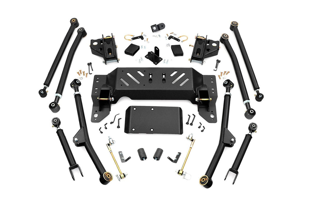 Rough Country Long Arm Upgrade Kit 4 Inch Lift compatible with Jeep Grand Cherokee Zj (93-98) 90200U