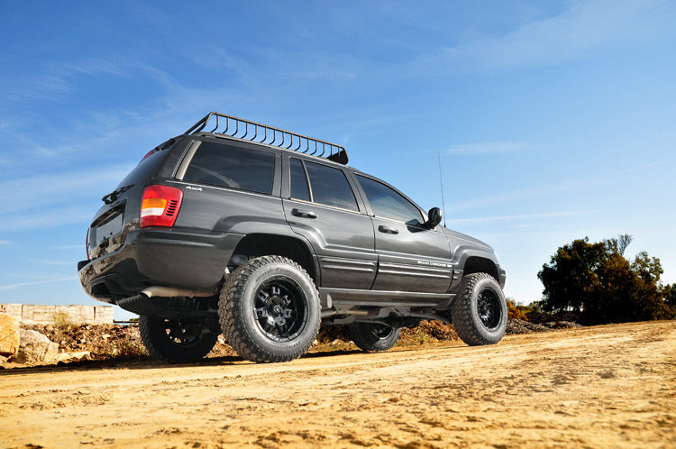 Rough Country 4 Inch Lift Kit Long Arm compatible with Jeep Grand Cherokee Wj 4Wd (1999-2004) 90820