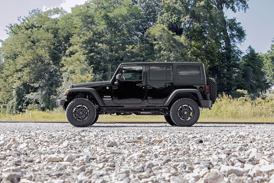 Rough Country 2.5 Inch Lift Kit Coils V2 compatible with Jeep Wrangler Jk 2Wd/4Wd (07-18) 67970