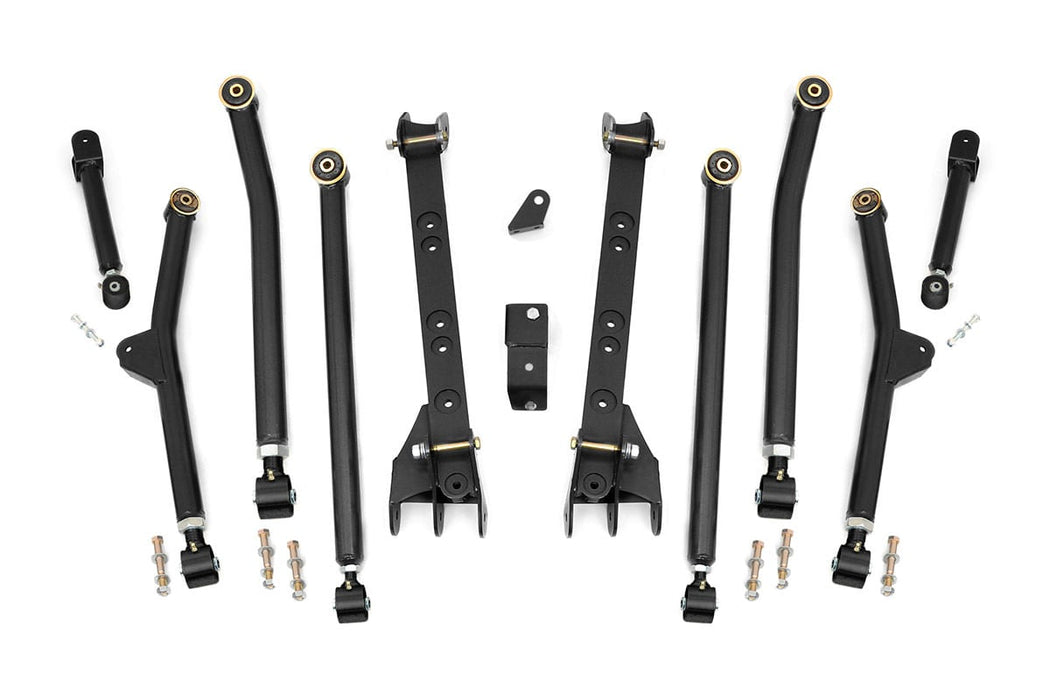 Rough Country Long Arm Upgrade Kit 4-6 Inch Lift compatible with Jeep Wrangler Tj 4Wd (97-06) 66300U