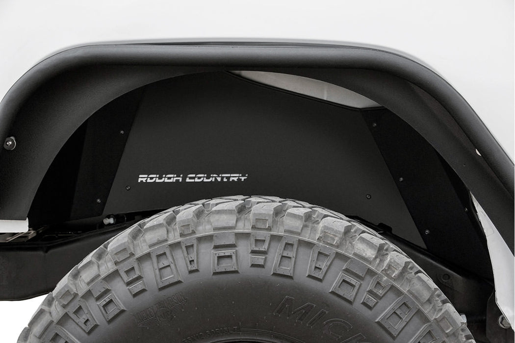 Rough Country Inner Fenders Rear compatible with Jeep Wrangler Jk (2007-2018) 10500