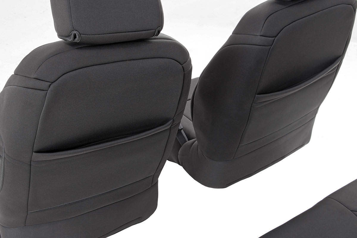 Rough Country Seat Covers Front And Rear Fits Jeep Wrangler Jk 4WD (2011-2012) 91003