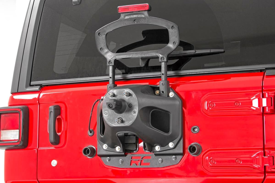 Rough Country Tire Carrier Relocation Plate No Prox compatible with Jeep Wrangler Jl (18-23) 10529