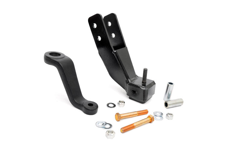 Rough Country Track Bar Bracket & Pitman Arm Front compatible with Jeep Wrangler Tj (97-06) 1063