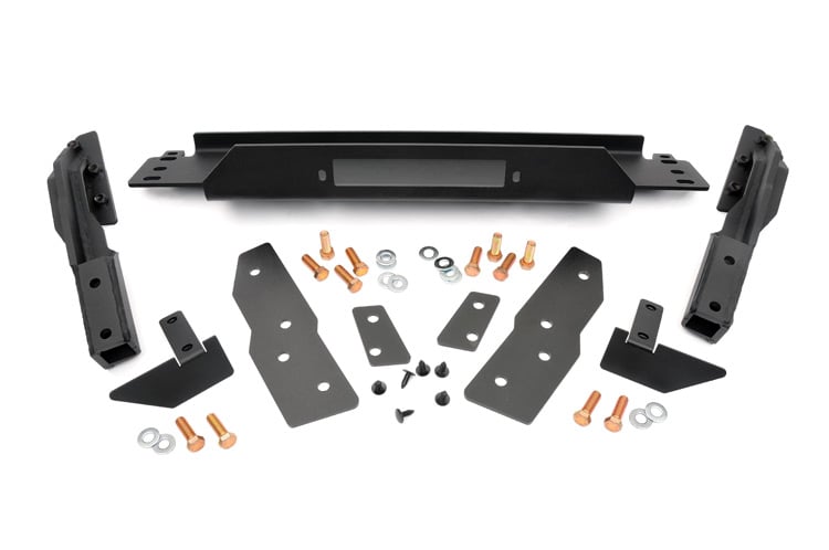 Rough Country Winch Mounting Plate compatible with Jeep Grand Cherokee Wj 2Wd/4Wd (1999-2004) 1064