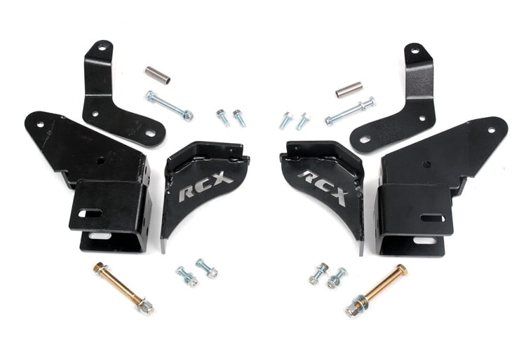 Rough Country Control Arm Drop Kit 4.5-6.5 Inch Lift compatible with Jeep Cherokee Xj (84-01) 1627