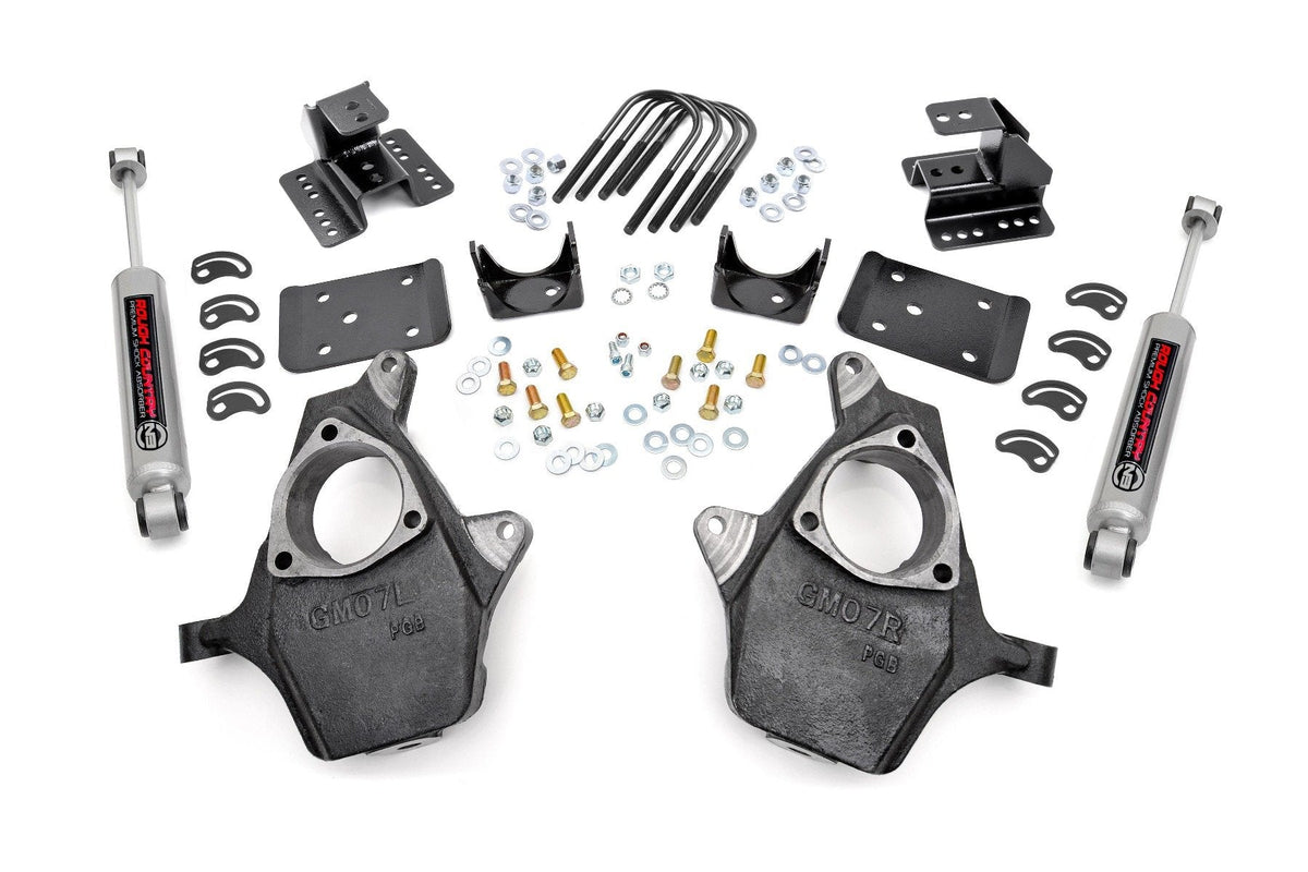 Rough Country Lowering Kit 2 Inch Fr 4 Inch Rr Fits Chevy/GMC 1500 (99-06 & Classic) 722.20
