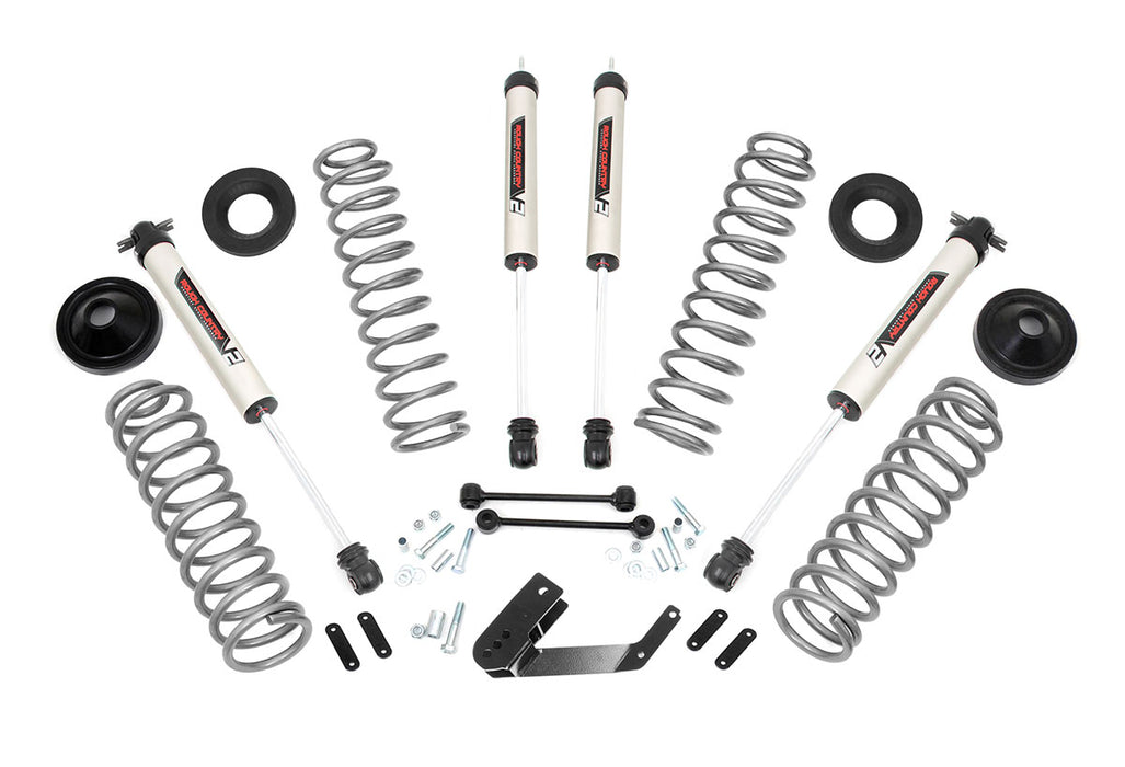 Rough Country 3.25 Inch Lift Kit V2 compatible with Jeep Wrangler Jk 2Wd/4Wd (2007-2018) 66970