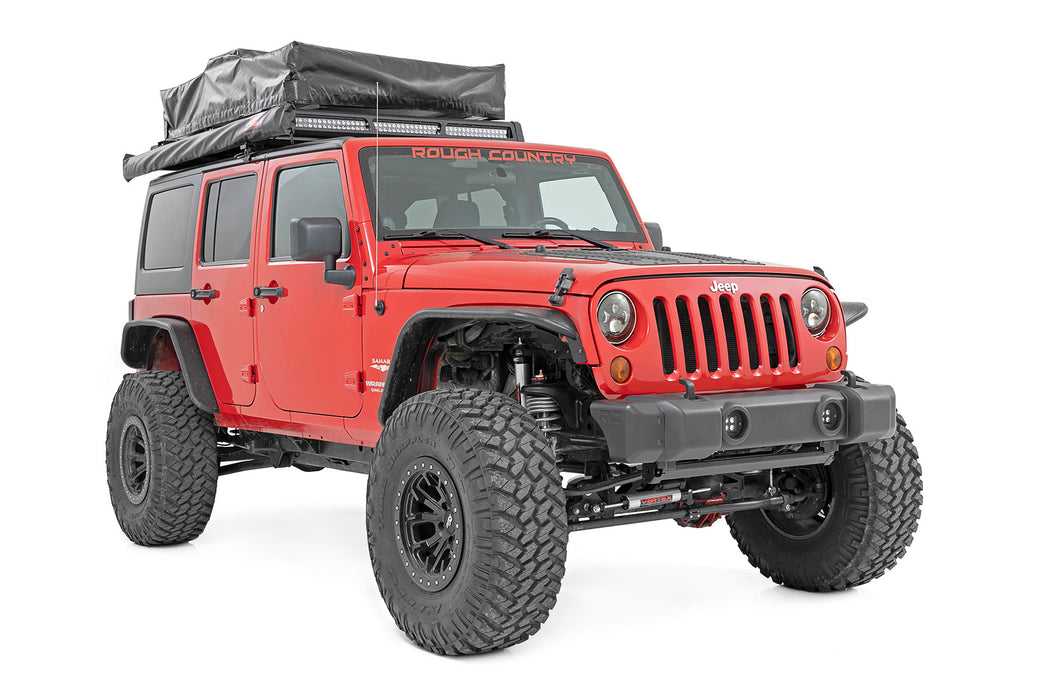 Rough Country Front Bumper Caps compatible with Jeep Wrangler Jk (2007-2018) 1047