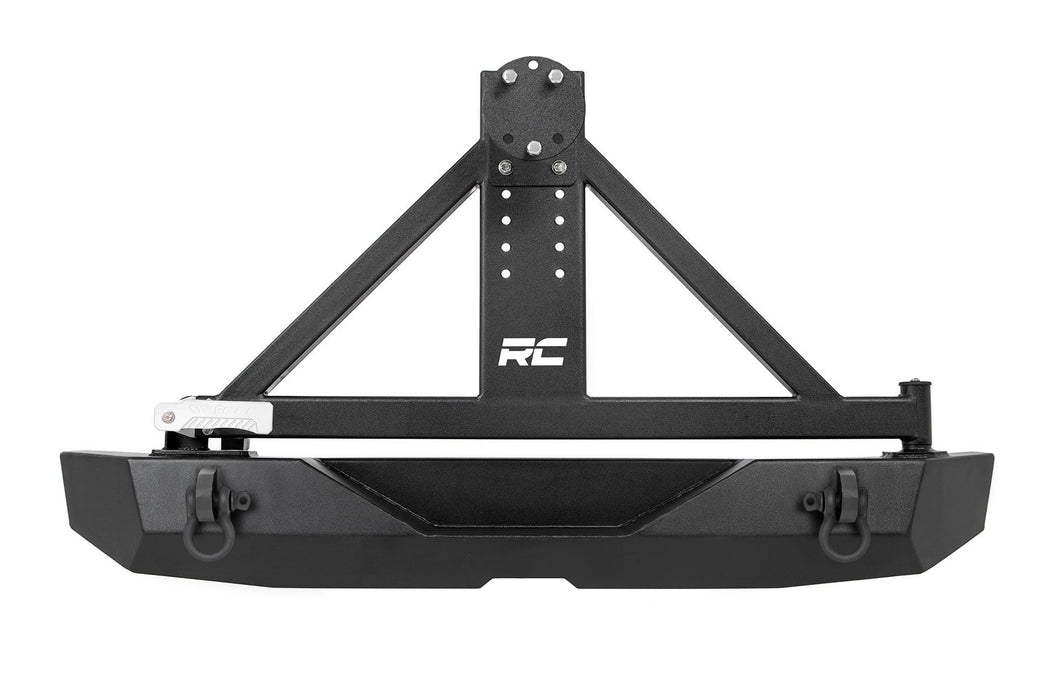 Rough Country Rear Bumper Rock Crawler Tire Carrier compatible with Jeep Wrangler Jk (07-18) 10594A