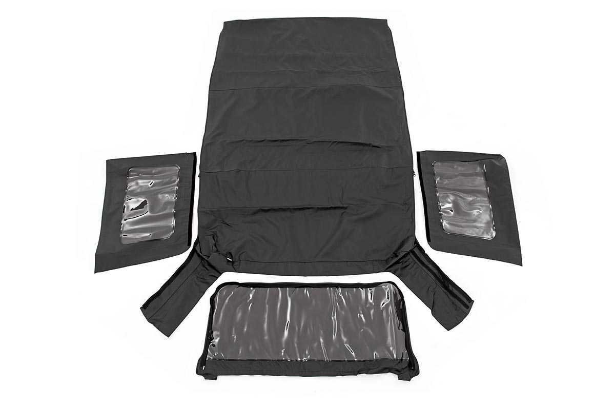 Rough Country Soft Top Replacement Black 4 Door Fits Jeep Wrangler Jk (10-18) RC85570.35