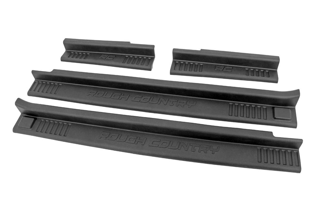 Rough Country Entry Guards Front And Rear compatible with Jeep Wrangler Jk 2Wd/4Wd (07-18) 10567