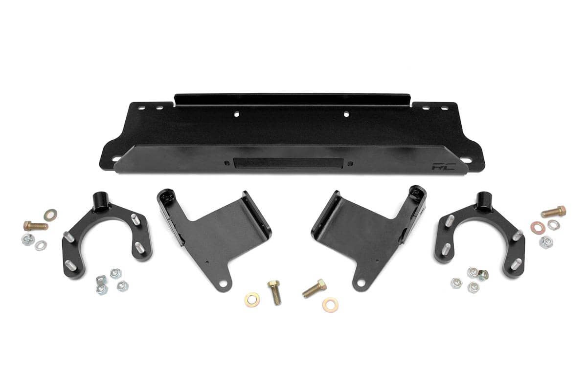 Rough Country Winch Mounting Plate Factory Bmpr Fits Jeep Wrangler Jk (2007-2018) 1162