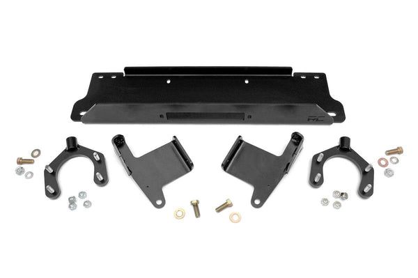 Rough Country Winch Mounting Plate Factory Bmpr Fits Jeep Wrangler Jk (2007-2018) 1162