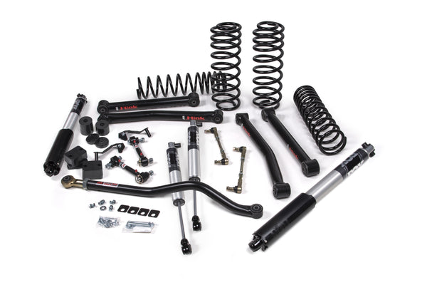 JKS 2018-2024 Fits Jeep Wrangler JL J-Konnect 3" 2Dr W, FOX 2.5 Performance Series Shocks, Std Rate Coils, Fits 2018-2024 Jeep Wrangler JL JSPEC145PS