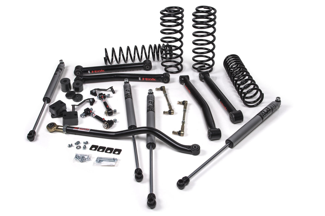 JKS JSPEC145KFA 2018-2024 compatible with Jeep Wrangler (JL) J-Konnect 3" 2Dr w/Fox Adventure Series Shocks, STD Rate Coils