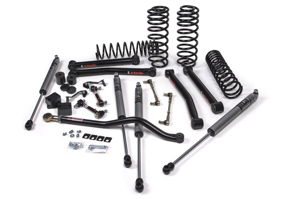 JKS 2018-2024 Fits Jeep Wrangler JL J-Konnect 3.5" 4Dr W, FOX Adventure Series Shocks, Std Rate Coils, Fits 2018-2024 Jeep Wrangler JL JSPEC123KFA