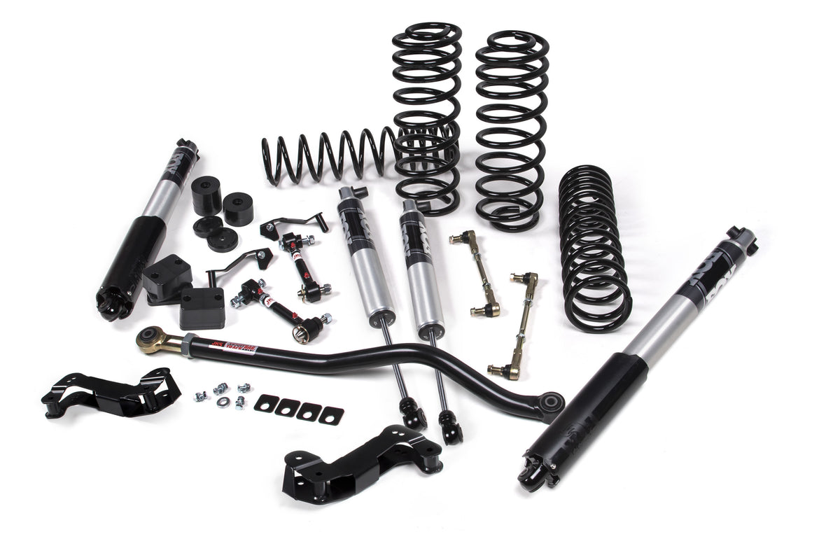 JKS 2018-2024 Fits Jeep Wrangler JL J-Kontrol 3.5" 4Dr W, FOX 2.5 Performance Series Shocks, HD Rate Coils, Fits 2018-2024 Jeep Wrangler JL JSPEC142PS
