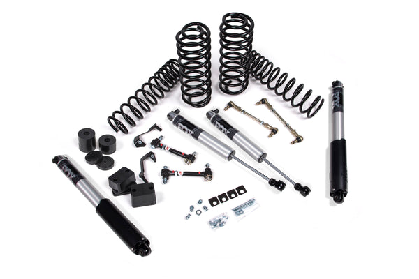 JKS 2018-2024 Fits Jeep Wrangler JL 1.5" Suspension Lift Kit, 1" Rear, Coil Spring FOX 2.5 Performance Series Shocks, Fits 2018-2024 Jeep Wrangler JL JSPEC155PS