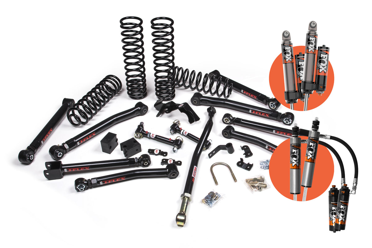 JKS 2021-2024 Fits Jeep Wrangler JL 4xe 4Dr 2" J-Krawl Suspension Lift Kit FOX 2.5 Performance Elite Series Shocks, Fits 2021-2024 Jeep Wrangler JL JSPEC175PES