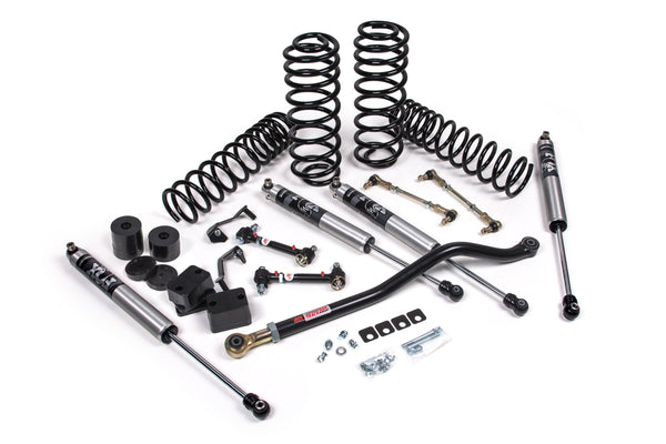 JKS 2021-2024 Fits Jeep Wrangler JL 4xe 4Dr 2" J-Venture Suspension Lift Kit FOX 2.0 Ifp Ps Shocks, Fits 2021-2024 Jeep Wrangler JL JSPEC172KFP