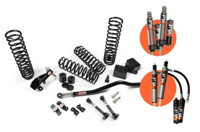 JKS 2007-2018 Fits Jeep Wrangler JK RHD 4WD 3.5" Front Rear Suspension Lift Kit J- Venture- FOX 2.5 Pes R, R Dsc 4wd 4 Dr, Fits 2007-2018 Jeep Wrangler JK JSPEC104PES