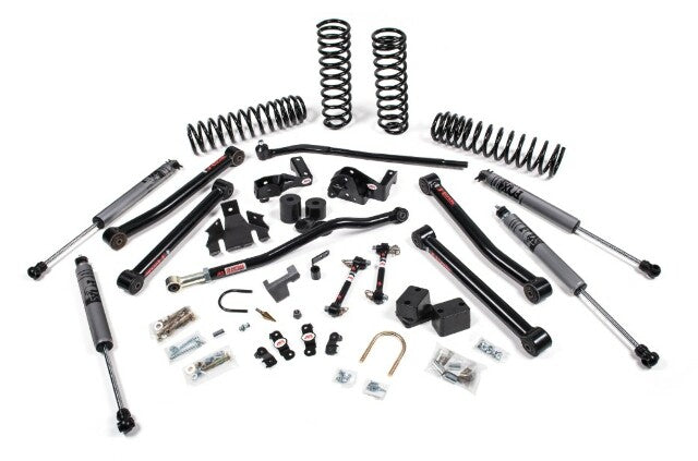 JKS JSPEC114KFA 2007-2018 compatible with Jeep Wrangler (JK) J-Konnect 2Dr 3.5in System w/ Fox Adventure Series Shocks