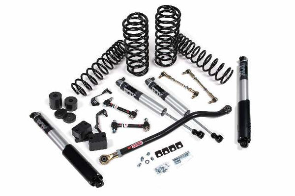 JKS 2018-2024 Compatible With Jeep Wrangler JL J-Venture 2.5" 4Dr W, Fox 2.5 Performance Series Shocks, Std Rate Coils, Fits 2018-2024 Jeep Wrangler JL JSPEC117PS