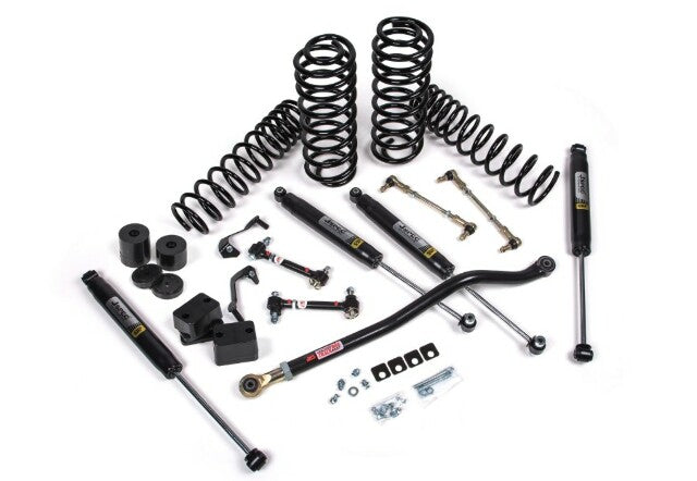 JKS JSPEC119K 2018-2024 compatible with Jeep Wrangler (JL) J-Venture 3.5" 4Dr w/Jspec Shocks, STD Rate Coils