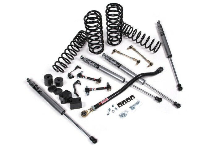 JKS JSPEC119KFA 2018-2024 compatible with Jeep Wrangler (JL) J-Venture 3.5" 4Dr w/Fox Adventure Series Shocks, STD Rate Coils