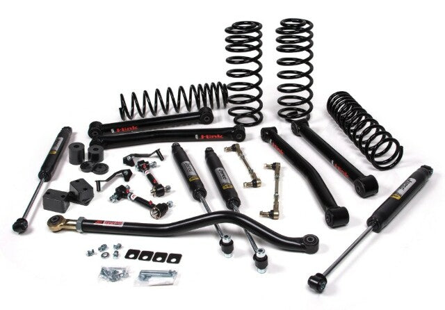 JKS JSPEC121k 2018-2024 compatible with Jeep Wrangler (JL) J-Konnect 2.5" 4Dr w/Jspec Shocks, STD Rate Coils