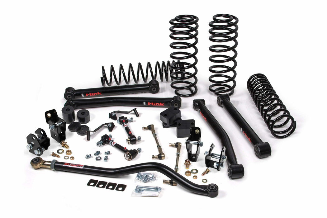 JKS JSPEC121KFA 2018-2024 compatible with Jeep Wrangler (JL) J-Konnect 2.5" 4Dr w/Fox Adventure Series Shocks, STD Rate Coils