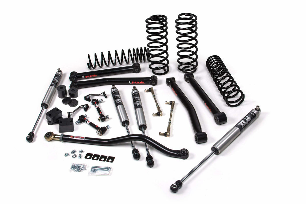 JKS JSPEC121KFP 2018-2024 compatible with Jeep Wrangler (JL) J-Konnect 2.5" 4Dr w/Fox 2.0 Performance Series Shocks, STD Rate Coils