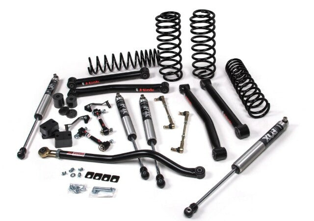 JKS JSPEC122KFP 2018-2024 compatible with Jeep Wrangler (JL) J-Konnect 2.5" 4Dr w/Fox 2.0 Performance Series Shocks, HD Rate Coils