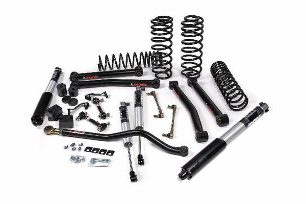 JKS 2018-2024 Compatible With Jeep Wrangler JL J-Konnect 3.5" 4Dr W, Fox 2.5 Performance Series Shocks, Std Rate Coils, Fits 2018-2024 Jeep Wrangler JL JSPEC123PS