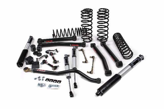 JKS JSPEC123PS 2018-2024 compatible with Jeep Wrangler (JL) J-Konnect 3.5" 4Dr w/Fox 2.5 Performance Series Shocks, STD Rate Coils