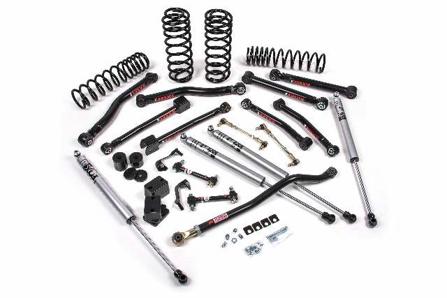 JKS 2018-2024 Fits Jeep Wrangler JL J-Krawl 2.5" 4Dr W, FOX Adventure Series Shocks, Std Rate Coils, Fits 2018-2024 Jeep Wrangler JL JSPEC125KFA