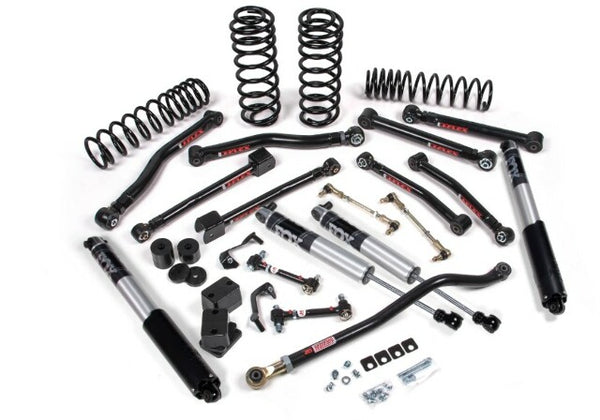 JKS 2018-2024 Compatible With Jeep Wrangler JL J-Krawl 2.5" 4Dr W, Fox 2.5 Performance Shocks, Std Rate Coils, Fits 2018-2024 Jeep Wrangler JL JSPEC125PS