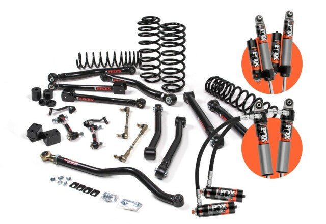 2018-2025 Jeep Wrangler JL - 4Dr - J-Krawl 3.5" Suspension Lift Kit - STD Rate Coil Springs Front/Rear - Fox 2.5" Performance Elite Shocks Front/Rear