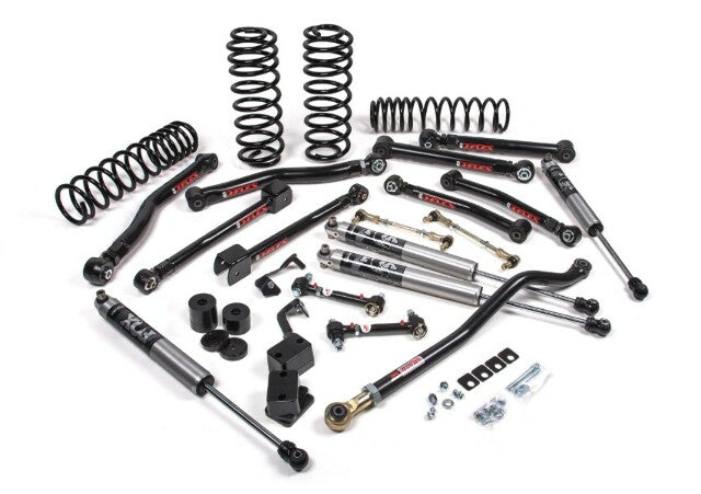 JKS JSPEC128KFP 2018-2024 compatible with Jeep Wrangler (JL) J-Krawl 3.5" 4Dr w/Fox 2.0 Performance Shocks, HD Rate Coils