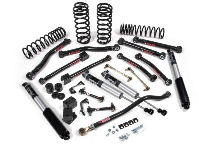 JKS JSPEC128PS 2018-2024 compatible with Jeep Wrangler (JL) J-Krawl 3.5" 4Dr w/Fox 2.5 Performance Shocks, HD Rate Coils