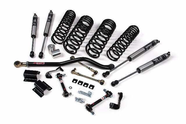 JKS JSPEC131KFP 2020-2023 compatible with Jeep Gladiator (JT) 3-3.5" Front 1.5-2" Rear Lift Kit- FOX Performance