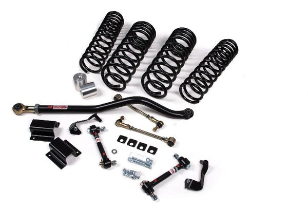 JKS 2020-2023 Compatible With Jeep Gladiator JT 3-3.5" Front 1.5-2" Rear Lift Kit- Shock Extension Brackets, Fits 2020-2023 Jeep Gladiator JT JSPEC131KNS