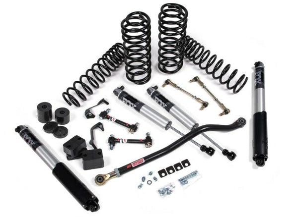 JKS 2018-2024 Compatible With Jeep Wrangler JL J-Venture 3" 2Dr W, Fox 2.5 Performance Series Shocks, Std Rate Coils, Fits 2018-2024 Jeep Wrangler JL JSPEC132PS